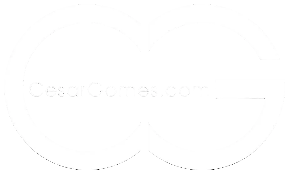 Logo Cesar - branco transparente
